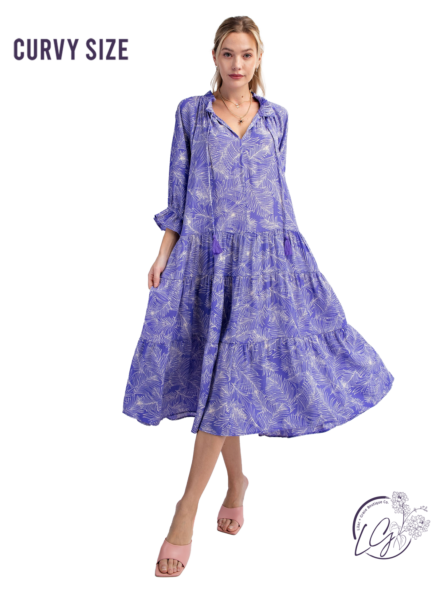 Curvy Feeling Pretty Good Maxi Dress