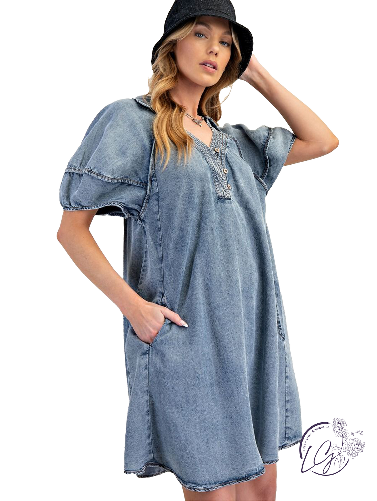 Blueveil Chambray Dress