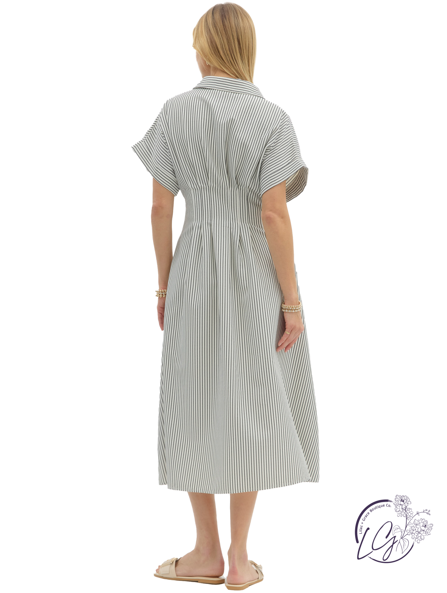 Drift Between Days Midi Dress