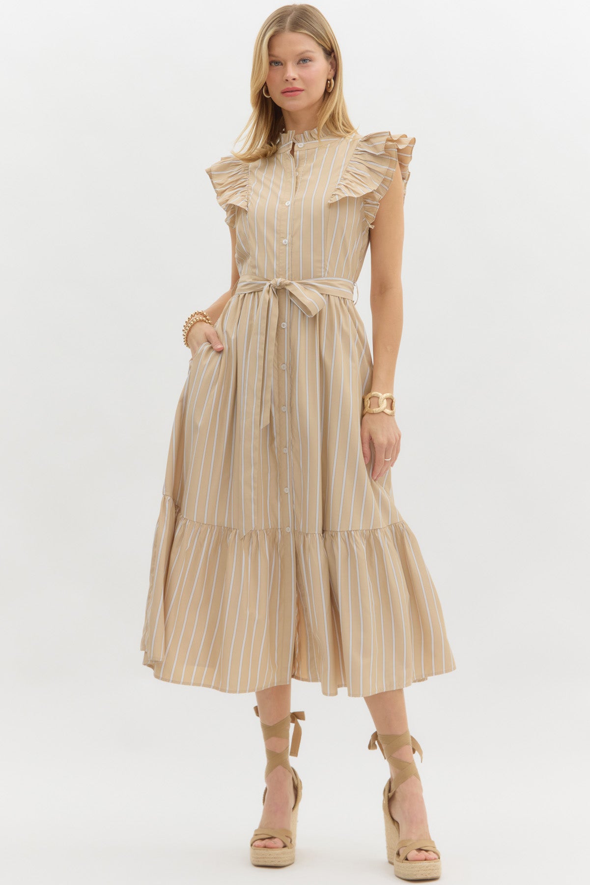 Everyday Rhythm Striped Dress