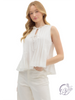 Glint Thread Sleeveless Top