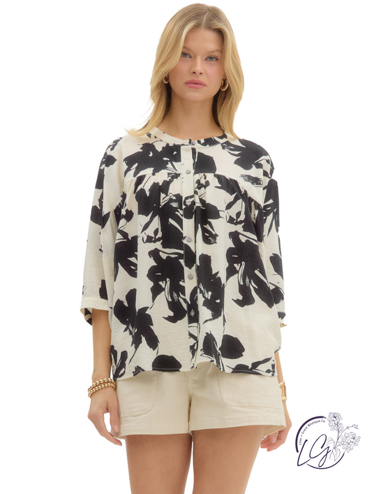 Beneath The Canopy Dolman Top