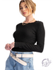 Sugarloft Knit Fitted Top Top