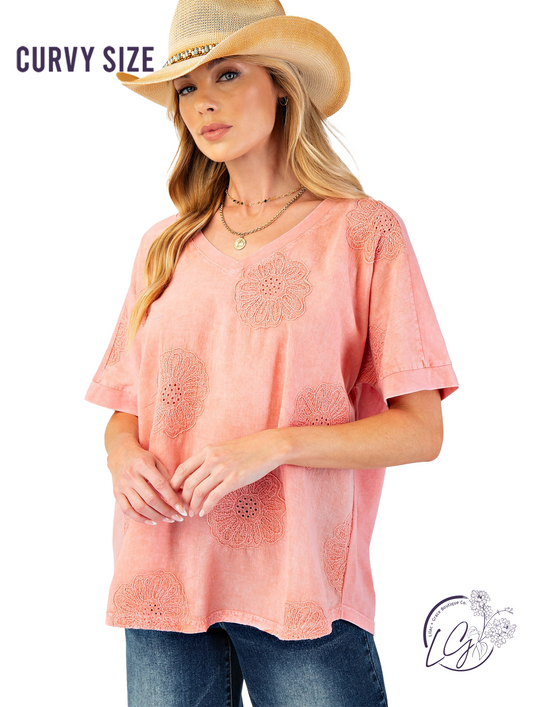 Curvy Rust and Reverie Top