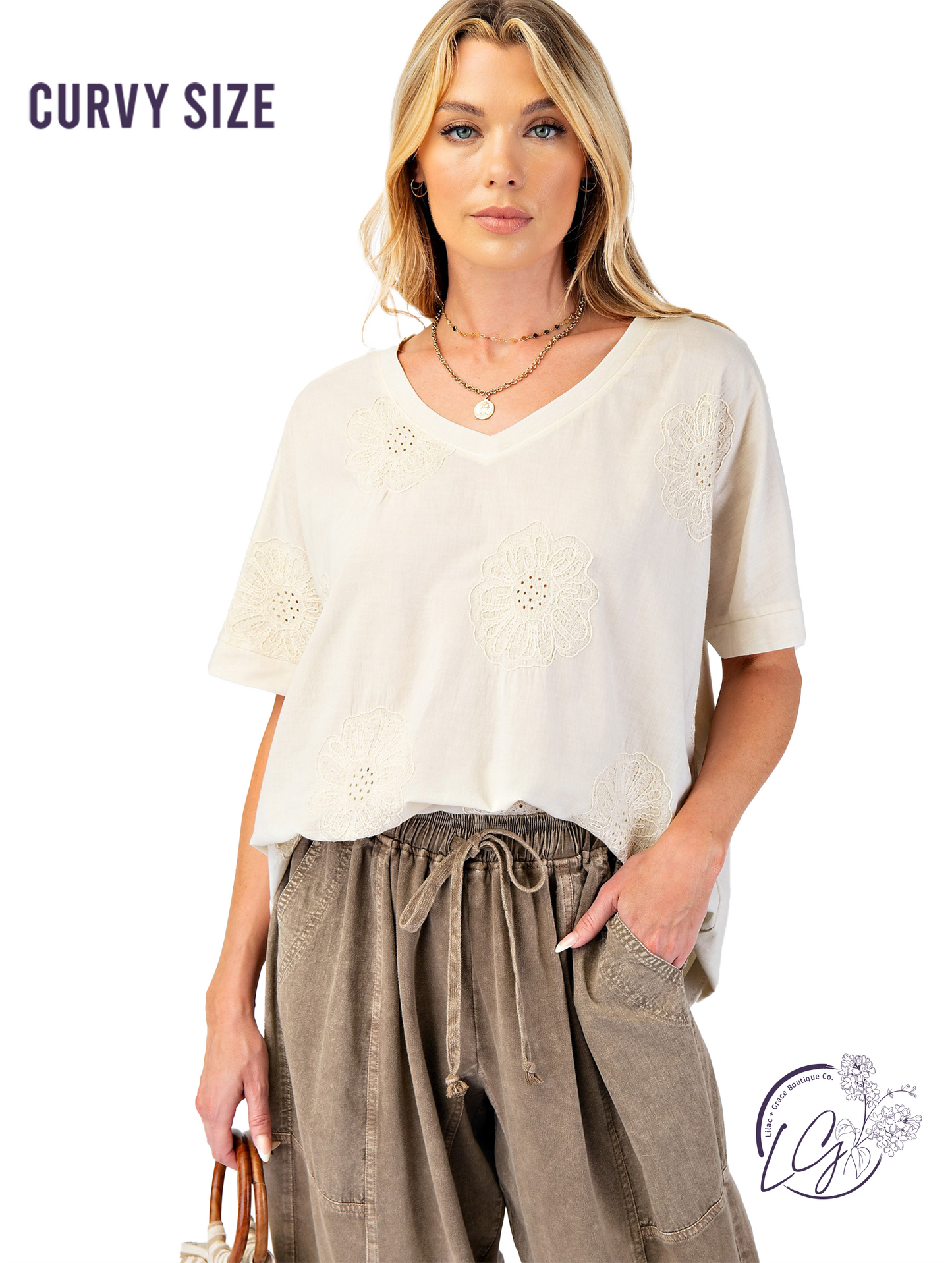 Curvy Rust and Reverie Top