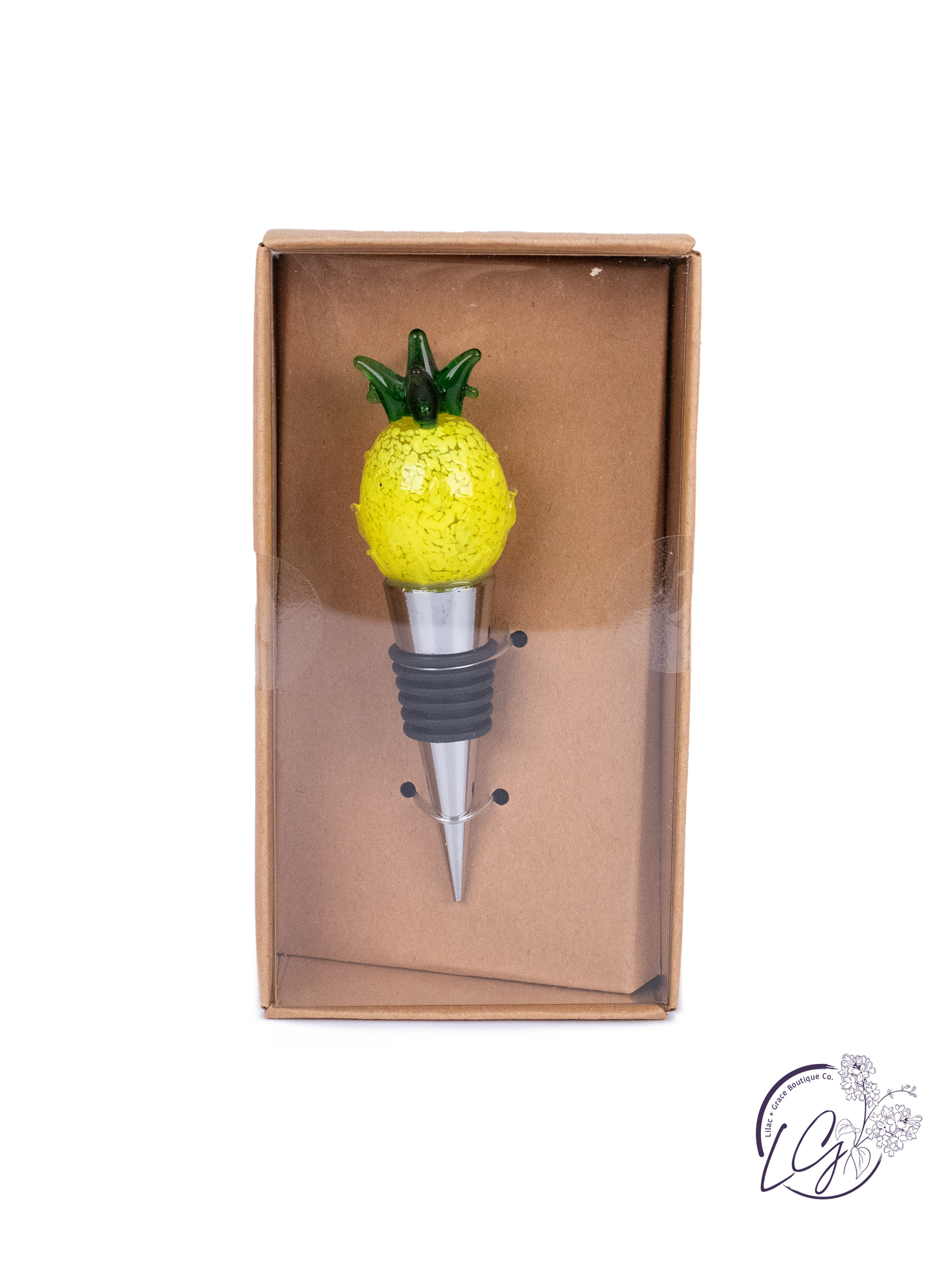 Glass Wine Bottle Stopper