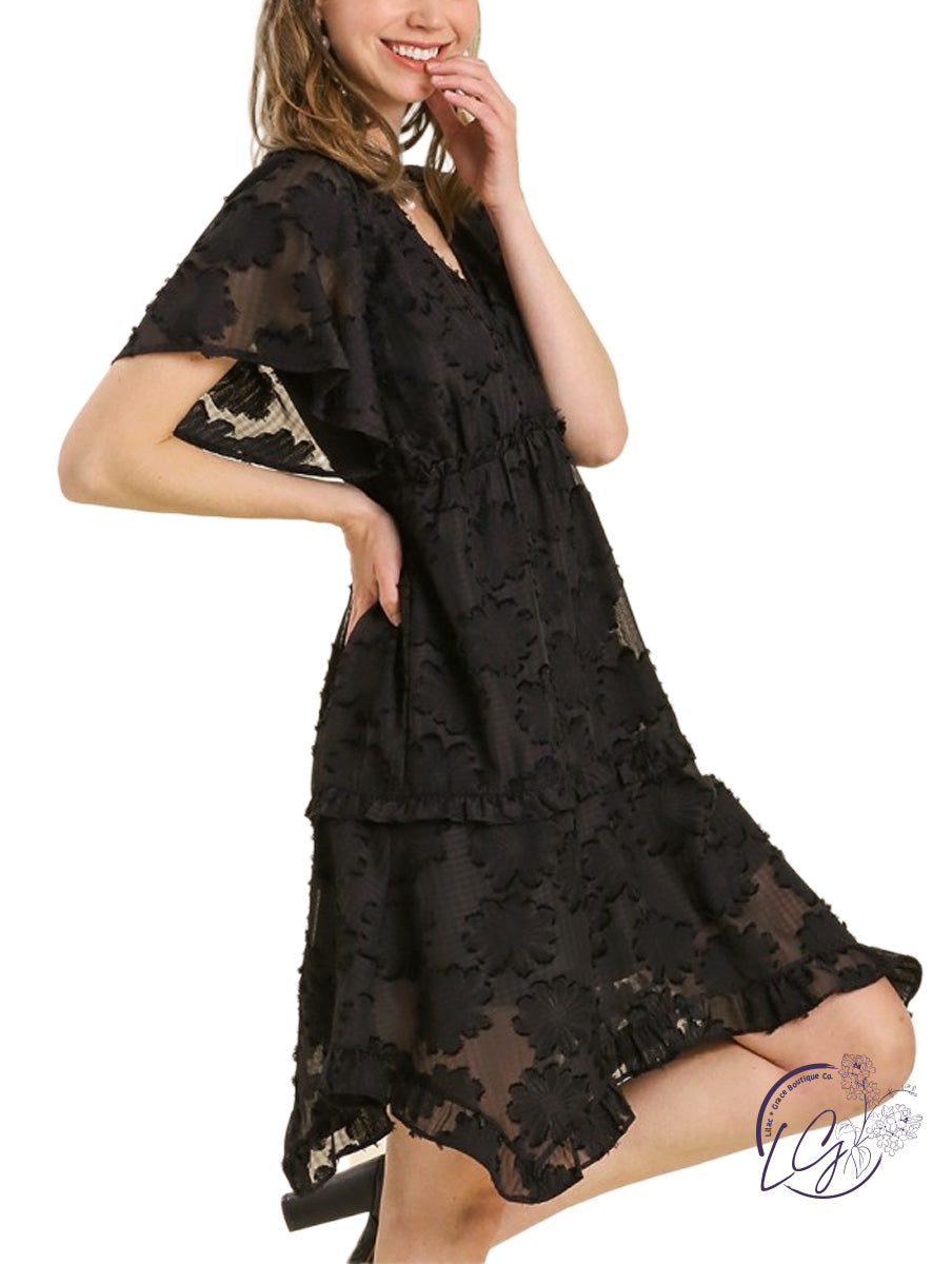 Curvy Bloom Burst Mini Dress