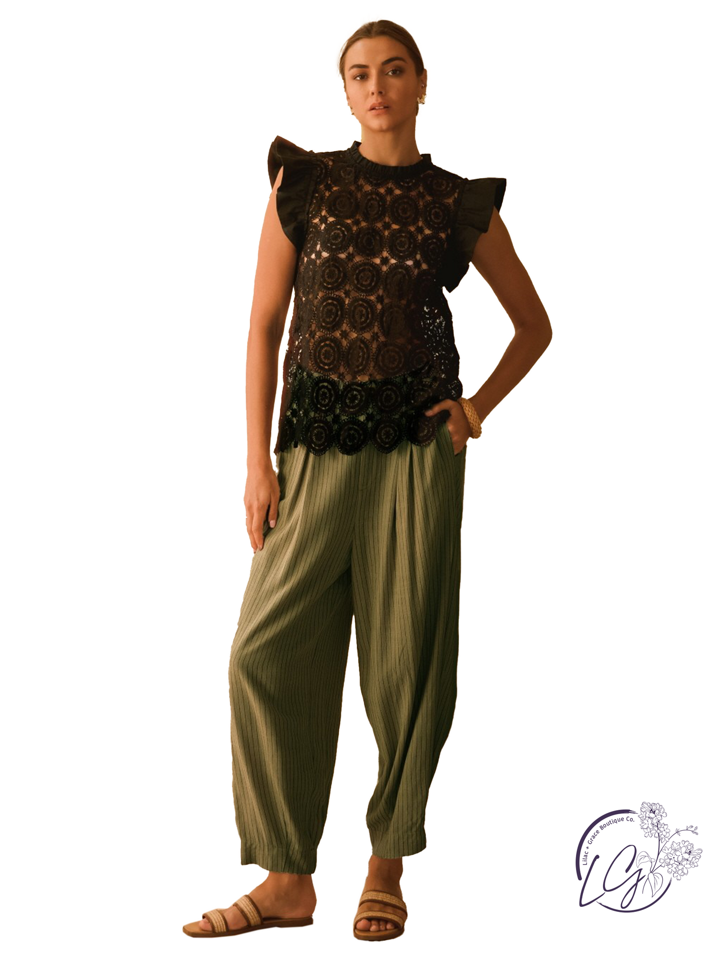 Float in Line Pleated Bubble Pant