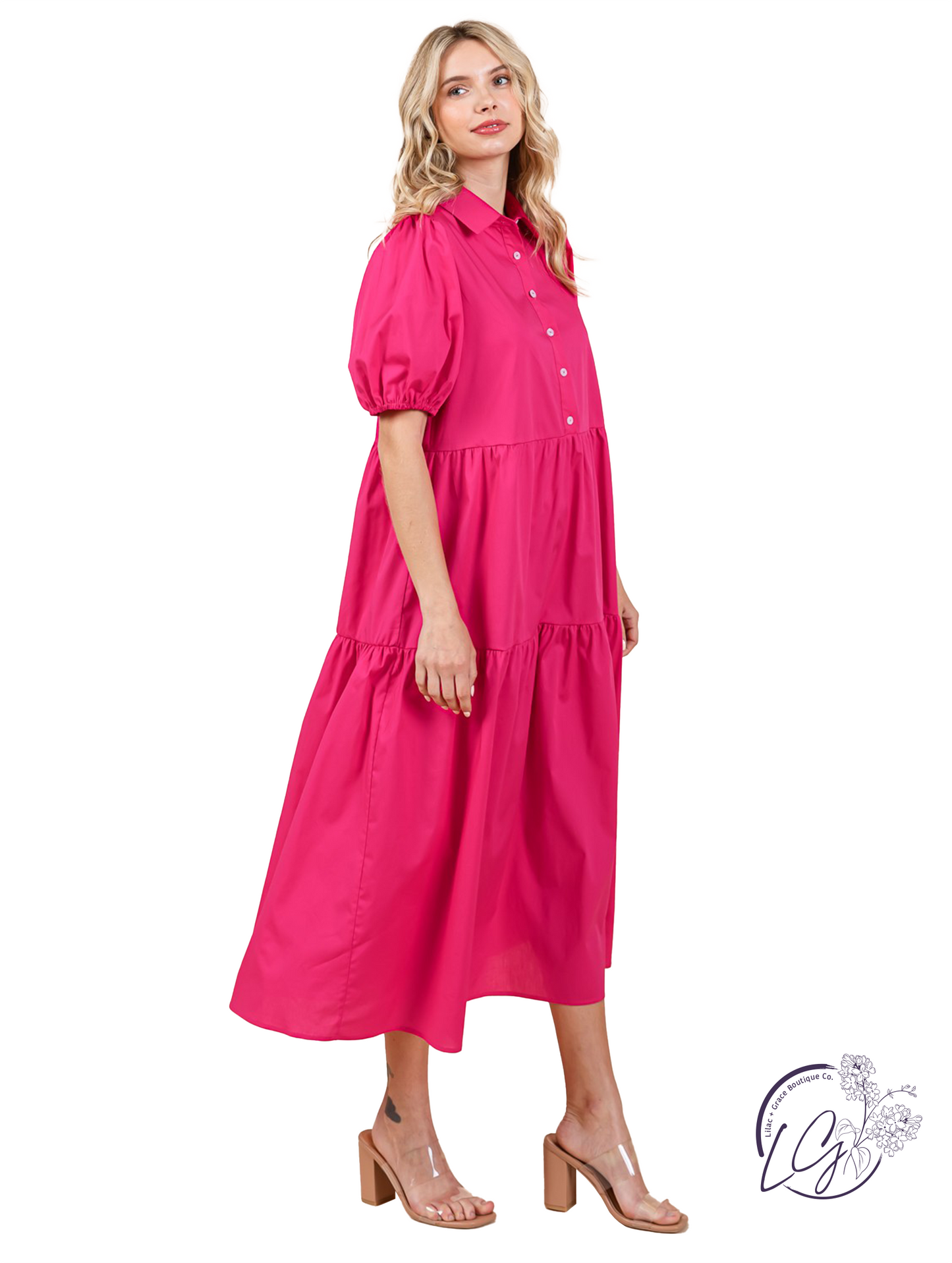 Flowing Freedom Midi Dress