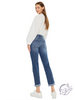 Greta Mid-Rise Slim Straight Boyfriend Jean by Kan Can