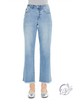 Sylvie High-Rise Slim Wide Leg Jeans by Kan Can