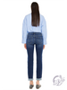 Mina Mid-Rise Slim Straight Pants by Kan Can
