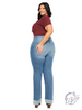 Curvy Alina High-Rise Straight Leg Jeans by Kan Can