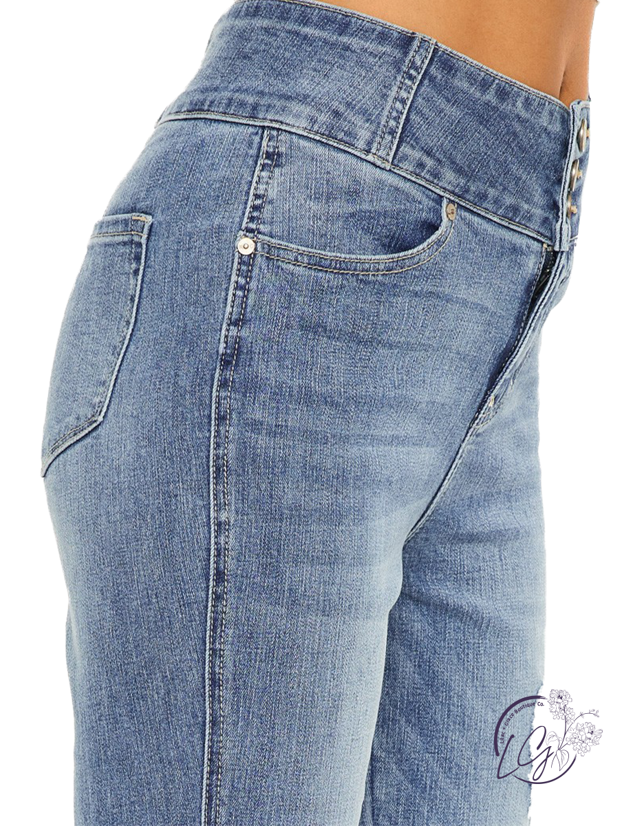 Skylar High Rise  Flare by Kancan