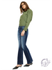 Gladys Mid Rise Flare Jeans by KanCan