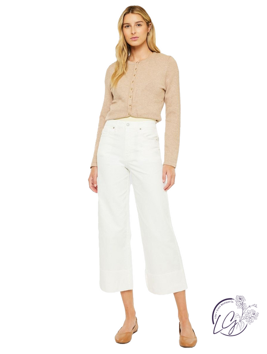 Livia Ultra High-Rise '90s Cropped Wide Leg Jeans by Kan Can