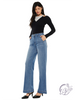 Kathleen High-Rise Trouser Wide Leg Jeans by Kan Can