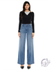 Kathleen High-Rise Trouser Wide Leg Jeans by Kan Can