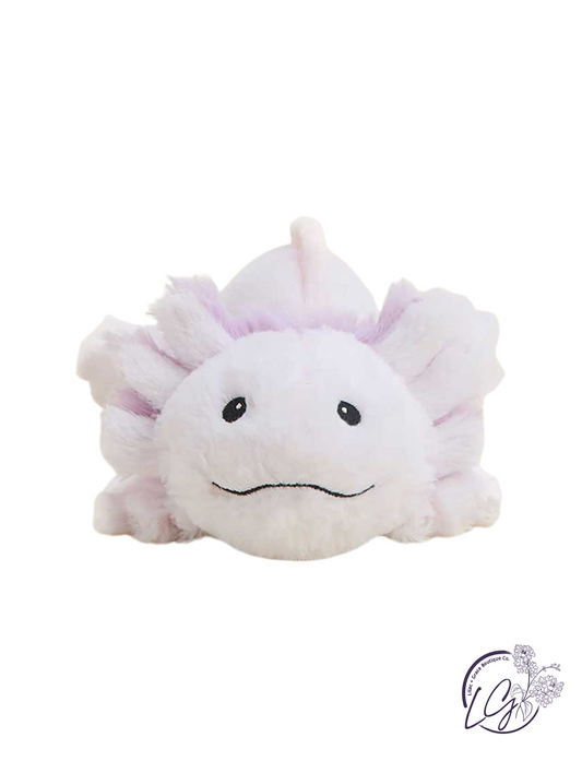Pink Axolotl Warmies Junior