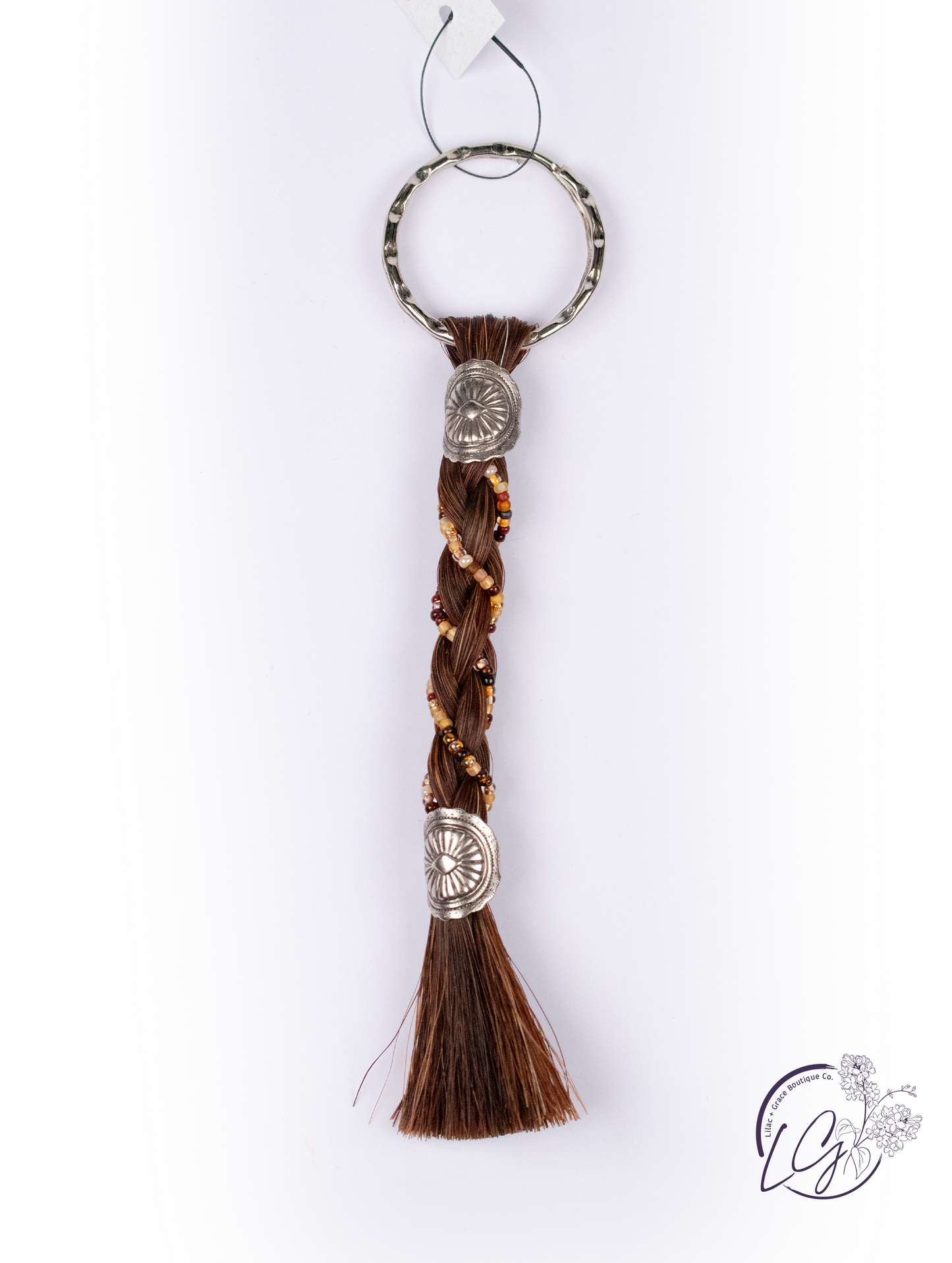 Americana Beaded Key Chain