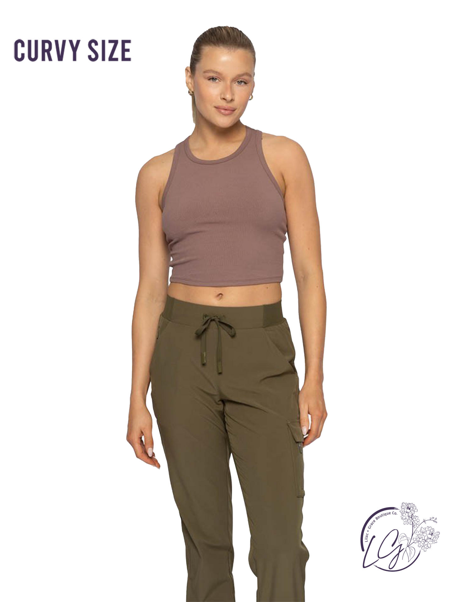 Curvy On the Move Ribbed Tank