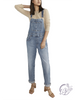 Samara Baggy Straight Leg Overalls by Silver Jeans