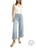 Teagan Baggy Mid Rise Wide Leg Cropped Jeans by Silver Jeans