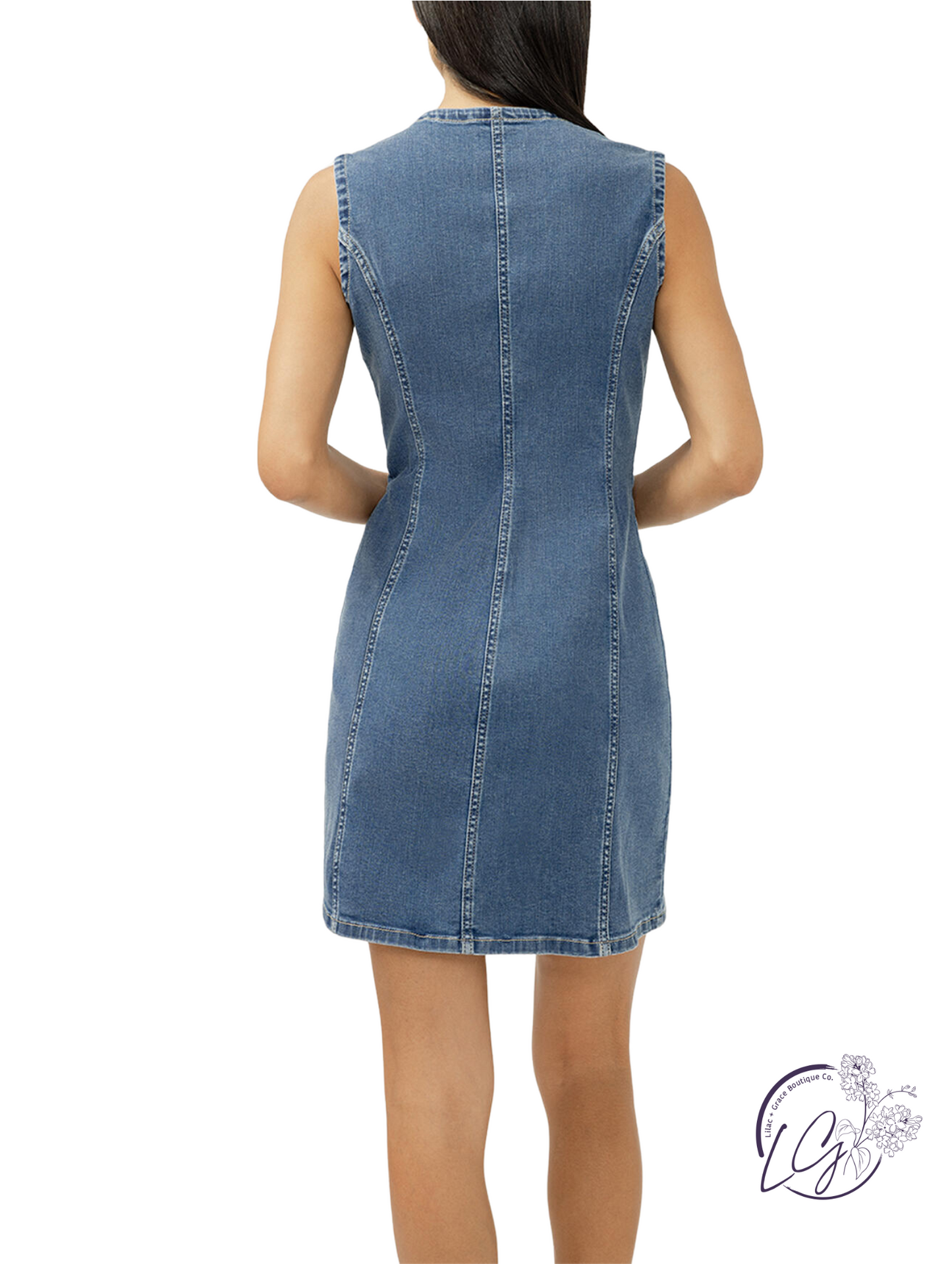 Indie Denim Mini Dress