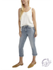 Penny Suki Mid Rise Capri by Silver Jeans
