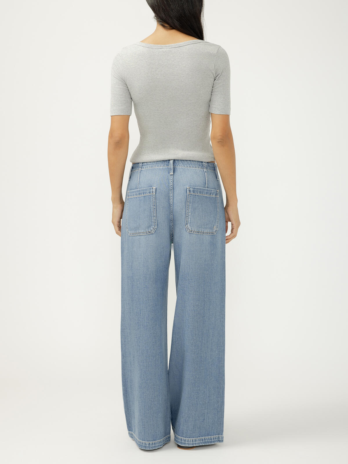 Easy Tide Wide Leg Ankle Jeans by Silver Jeans Co.