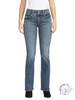 Josephine Suki Mid-Rise Slim Bootcut Jeans By Silver Jeans