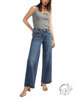 Johanna Suki Mid Rise Wide Leg Jeans by Silver Jeans