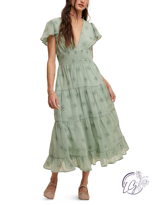 (Sale) Springtime Splendor Maxi Dress