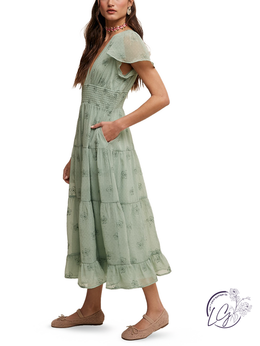 (Sale) Springtime Splendor Maxi Dress