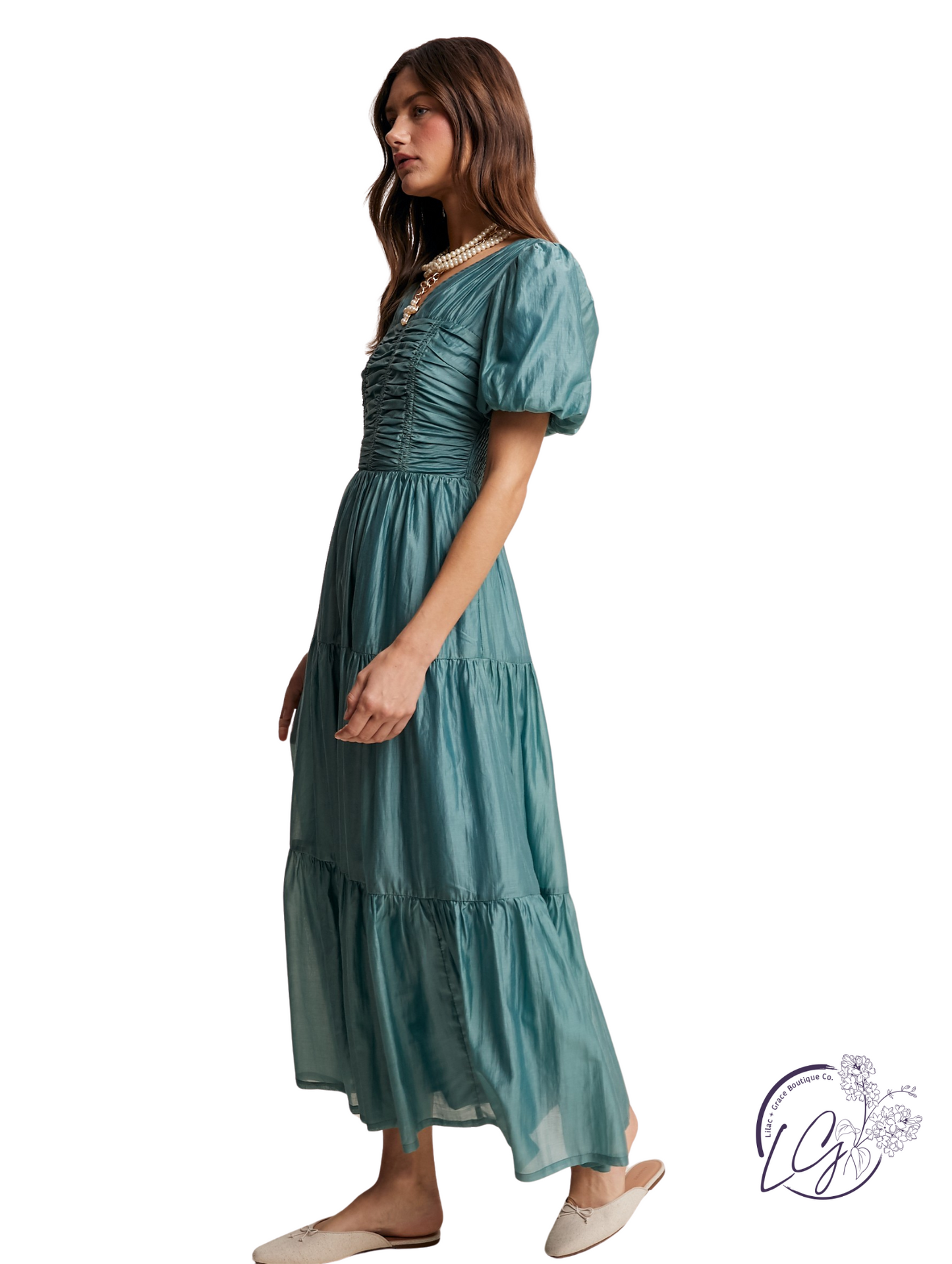Sunset Range Flare Maxi Dress