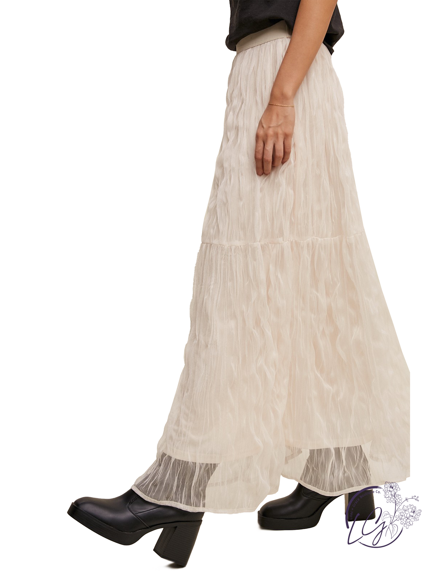 Rooftop Party Maxi Skirt