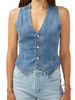 Roux Denim Vest by Silver Jeans