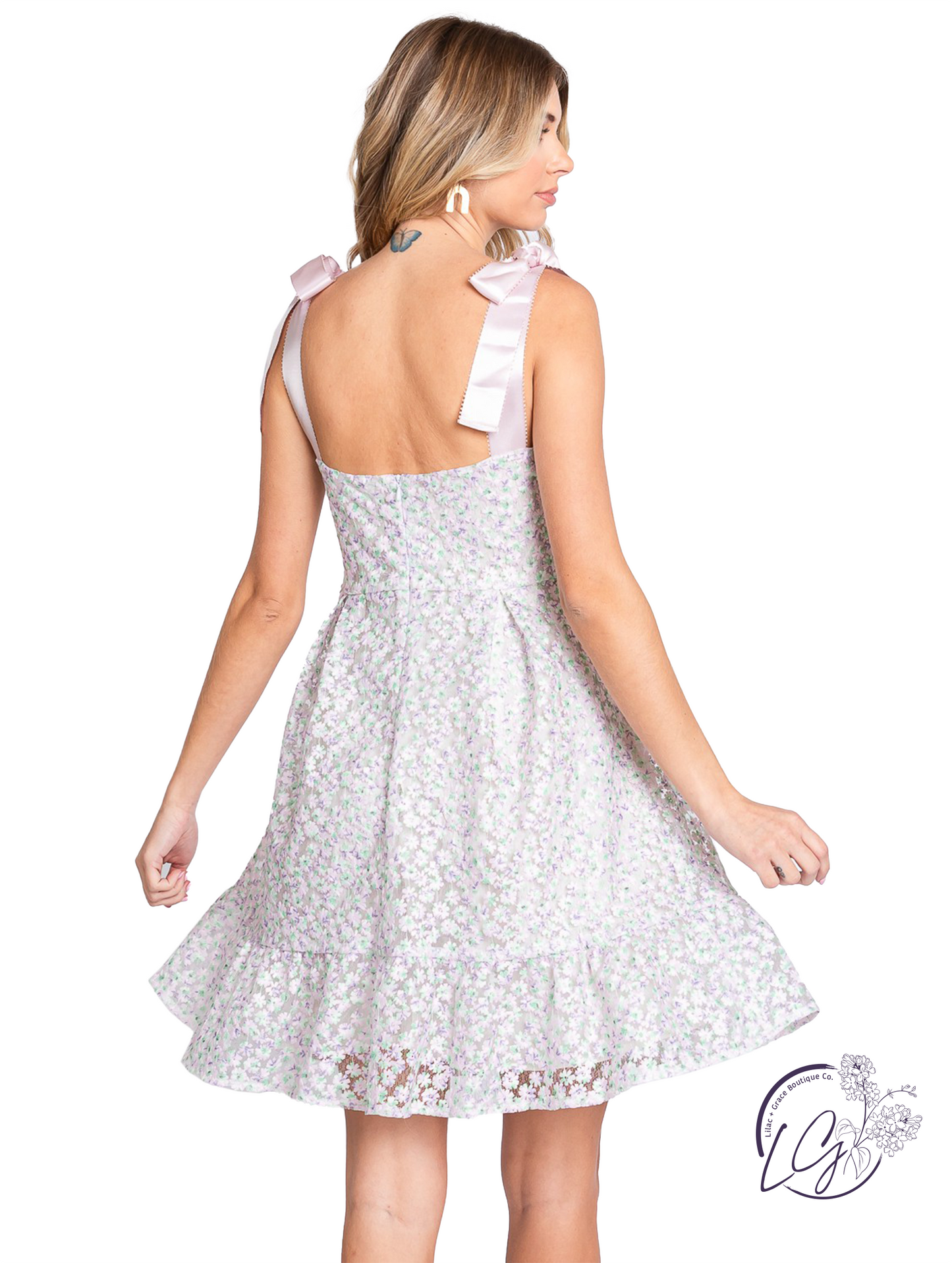 Romance In The Breeze Mini Dress