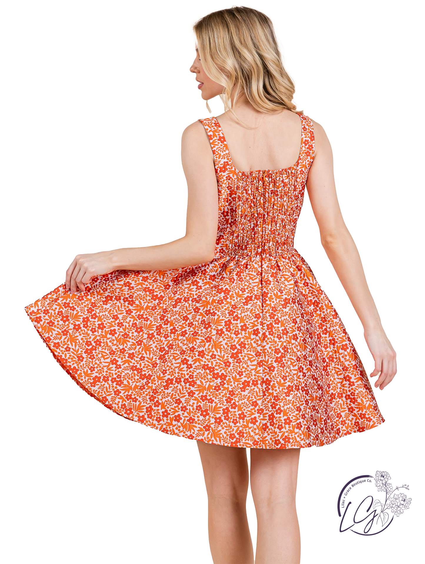 Springwoven Jacquard Mini Dress