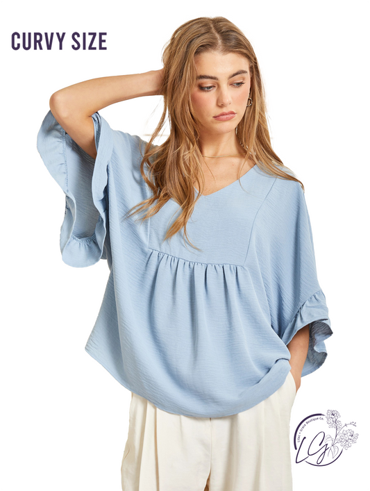 Curvy Can’t Wait Either Solid Top