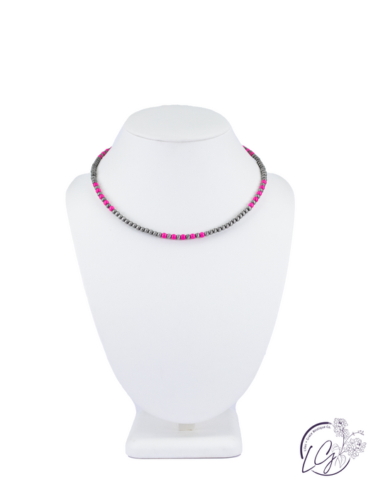 Rodeo Rider Stretch Bead Necklace