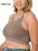Curvy Fitness Washed Sport Bra