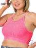 Curvy Fitness Washed Sport Bra