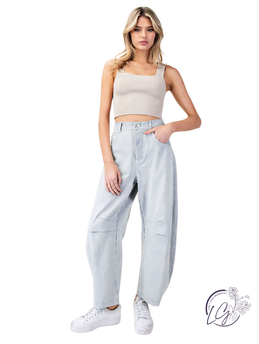 Clay Kissed Barrel Jeans