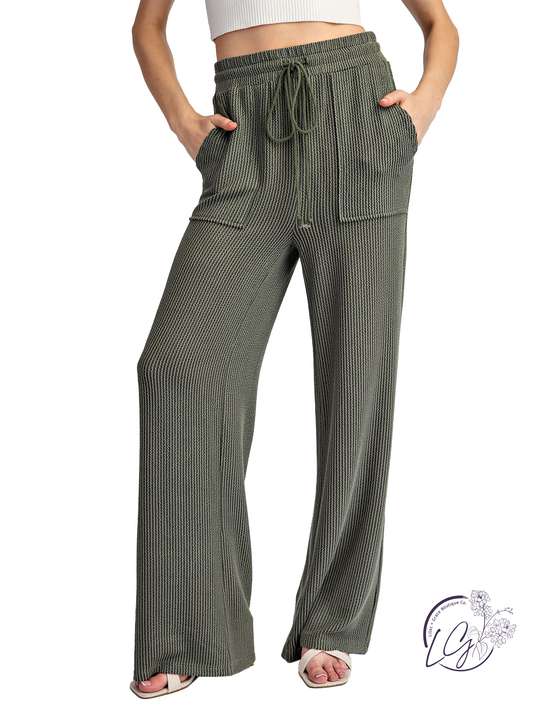 Fieldline Texture Drawstring Pants