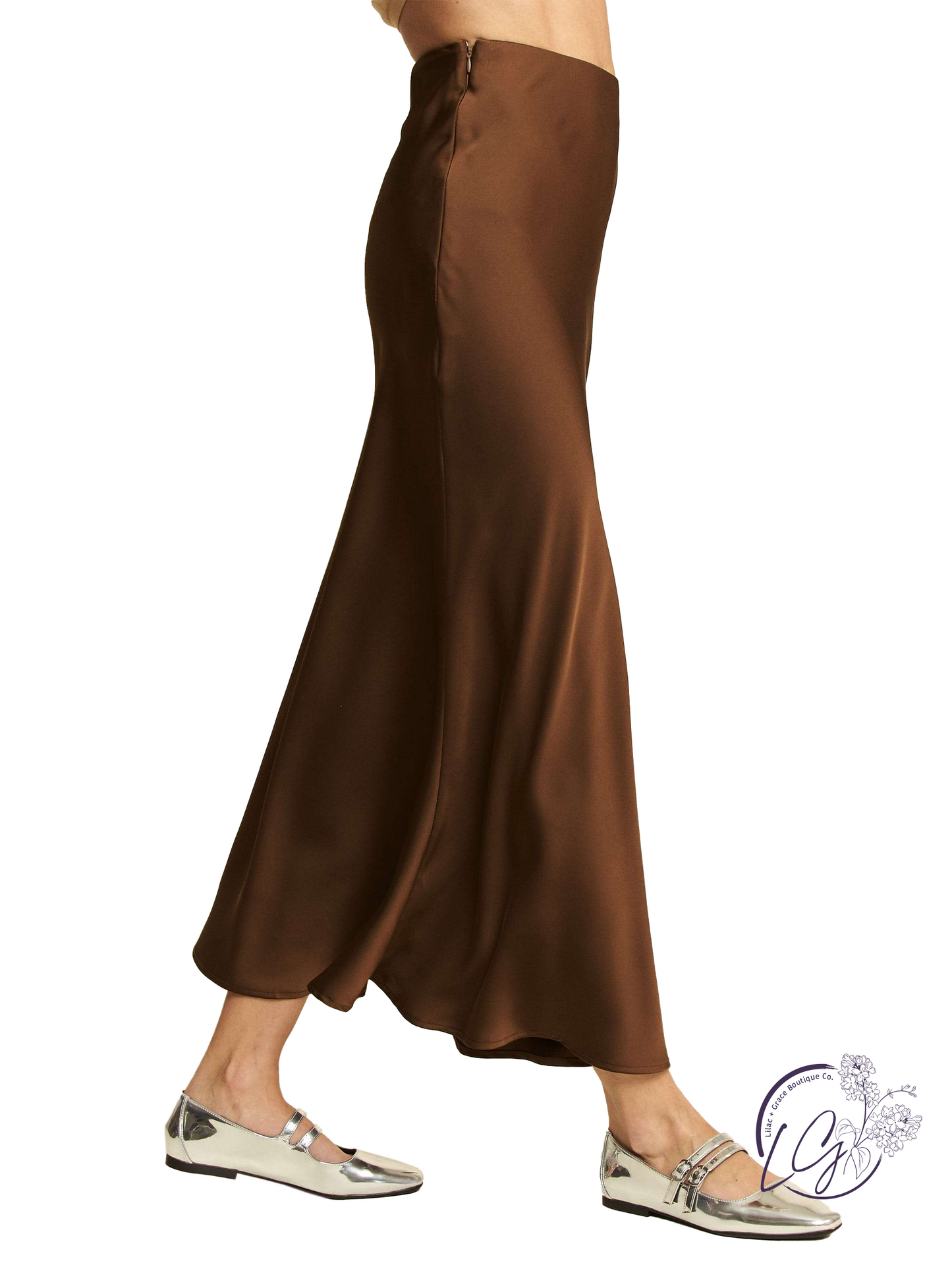 City Stroll Sleek Midi Skirt