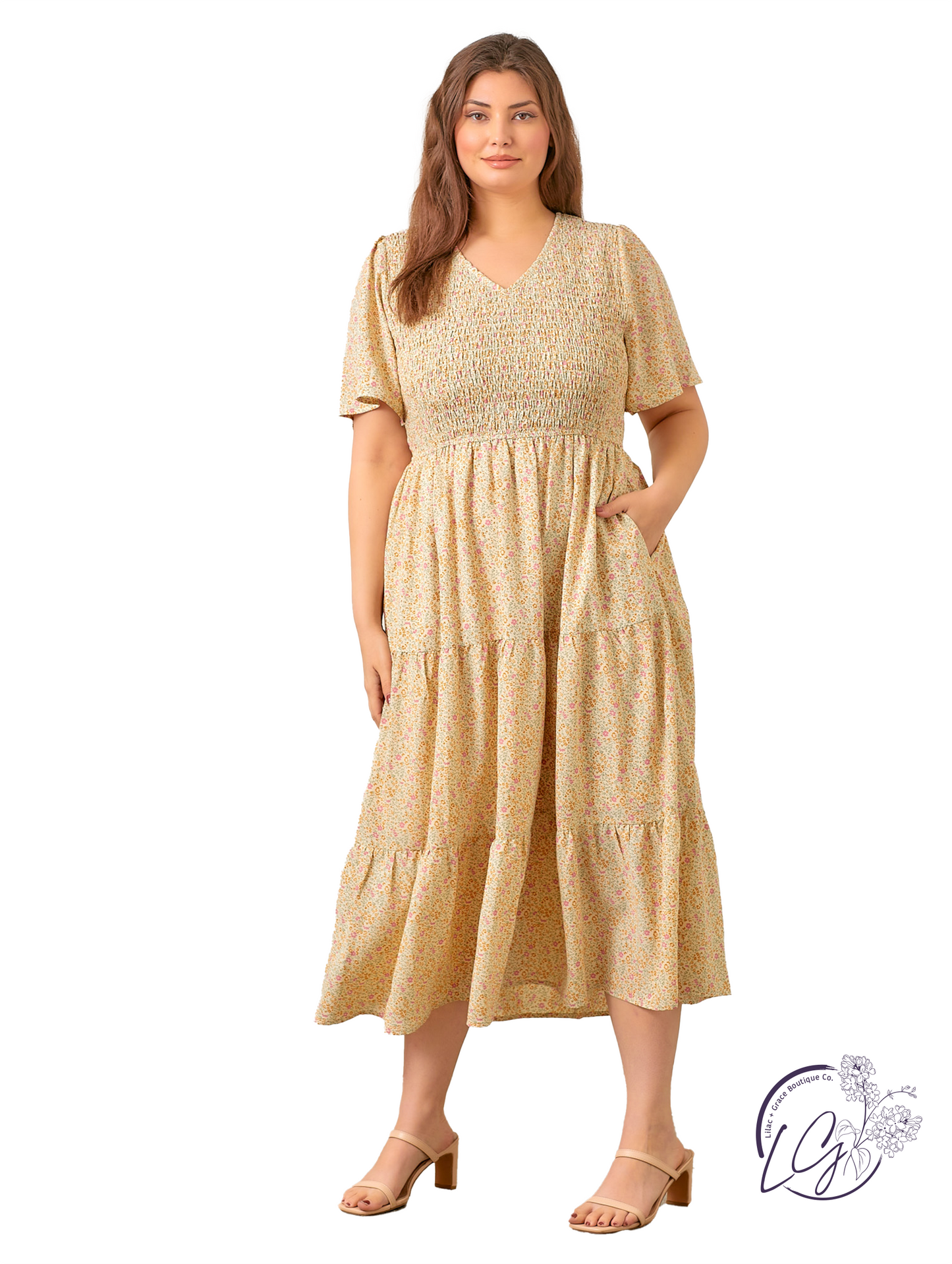 Curvy Laughter Fills The Air Dress