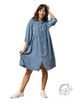 City Hums Low Denim Dress