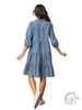 City Hums Low Denim Dress