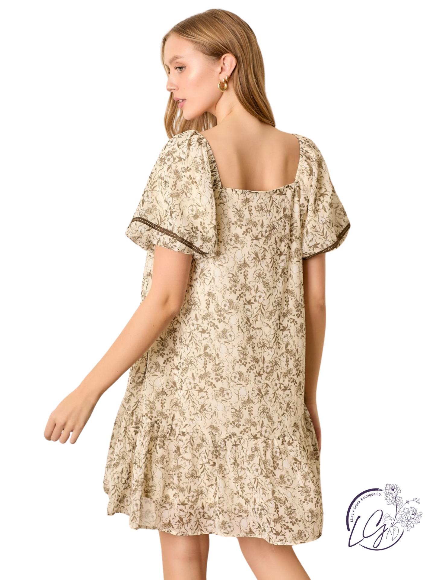 Drape Of Dawn Mini Dress